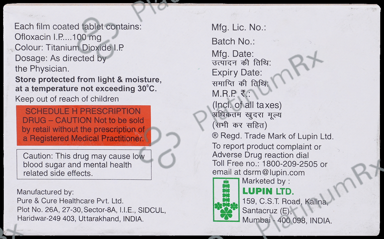 Eufox 100mg Tablet