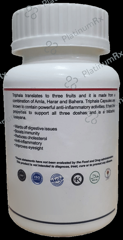 Dr. Yogi's Healthcare Triphala Veg Capsule