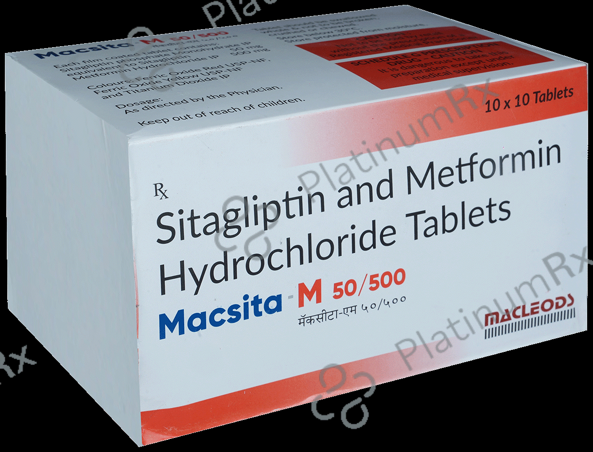 Macsita M 50/500mg Tablet 10s
