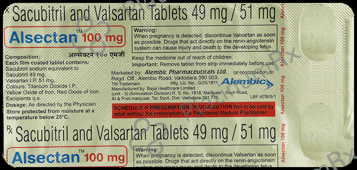 Alsectan 49mg/51mg Tablet