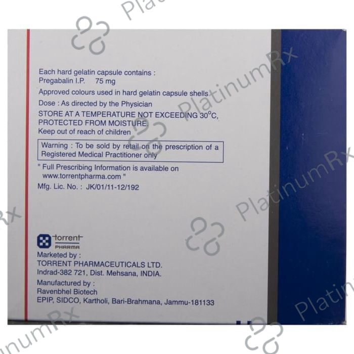 Pregalin 75 Capsule