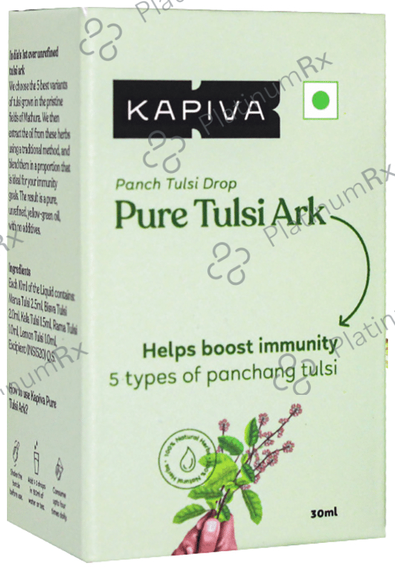 Kapiva Panch Tulsi Drops Pure Tulsi Ark - Natural Immunity Booster