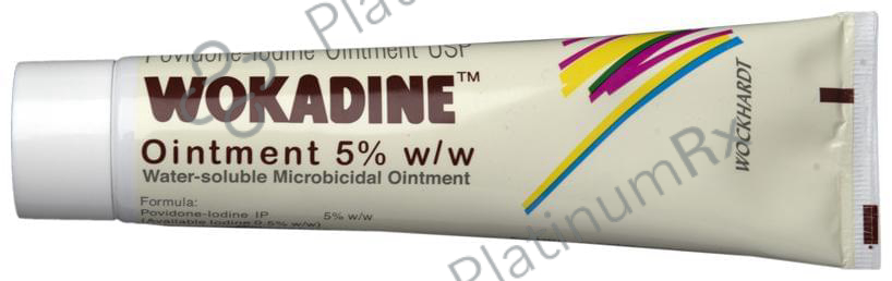 Wokadine 5% Ointment 125gm