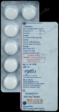 Profulvin 500 Tablet 10s