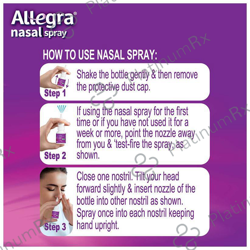 Allegra Nasal Spray 27.5mcg 120MDI
