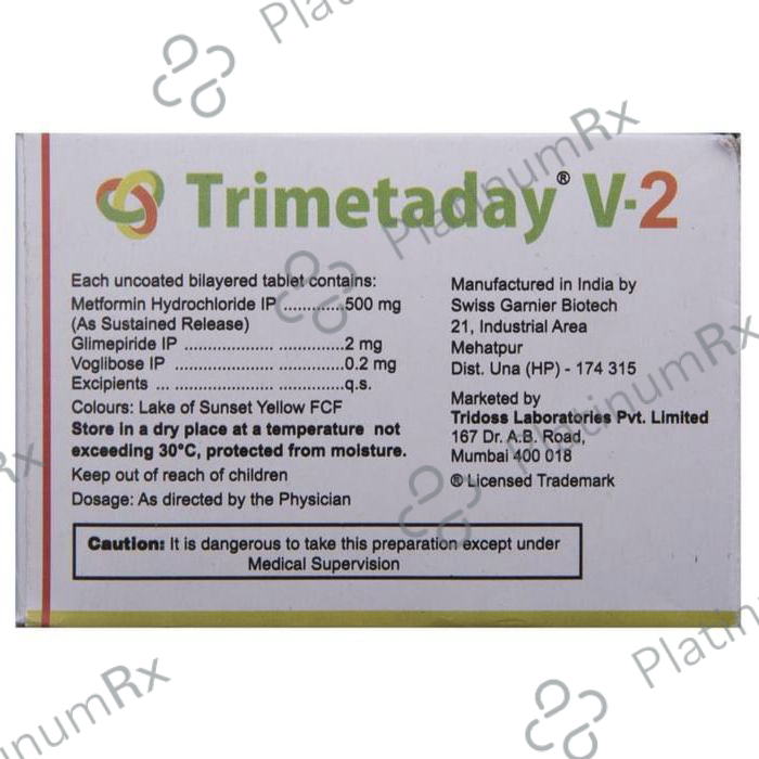 Trimetaday V 2 Tablet SR
