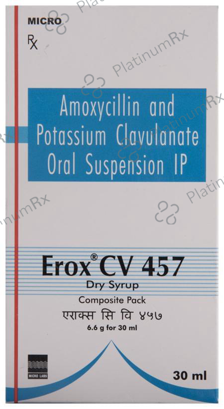Erox CV 457mg Dry Syrup 30ml