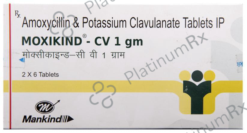 Moxikind CV 1gm 875/125mg Tablet 6s