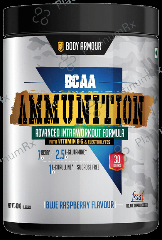 Body Armour BCAA Ammunition Powder Blue Raspberry