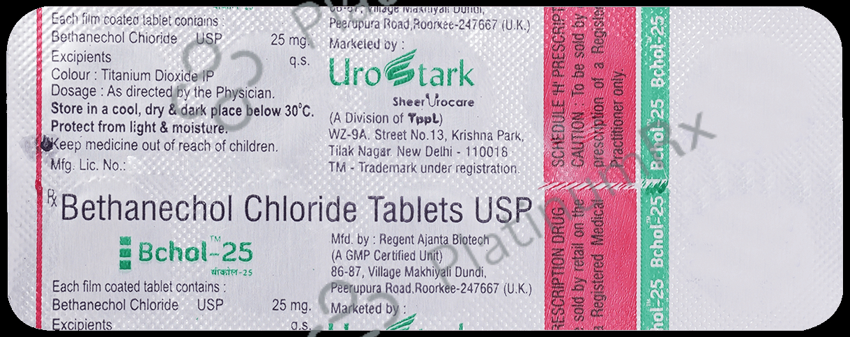 Bchol 25mg Tablet 10 tablets Tablet Tycoon Pharmaceuticals Pvt Ltd