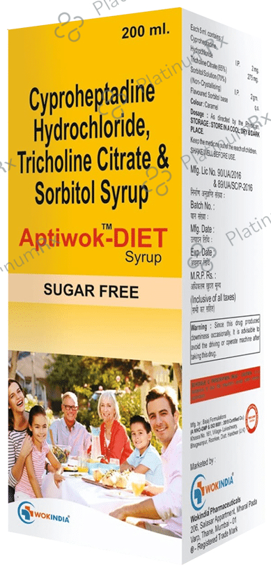 Aptiwok-Diet Syrup Sugar Free