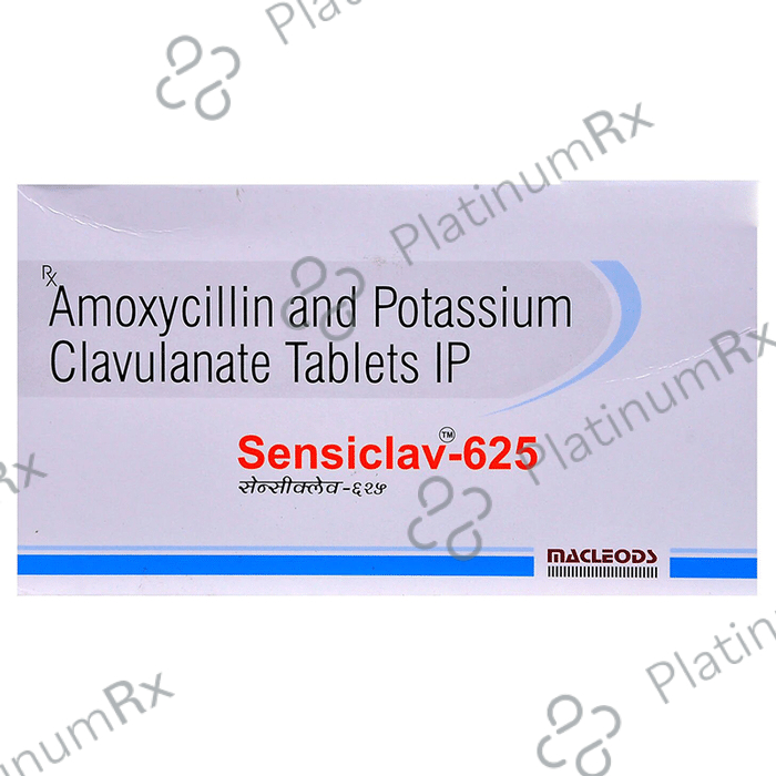 Sensiclav 625mg Tablet 10s