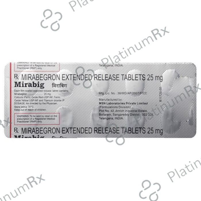 Mirabig ER 50mg Tablet 10s