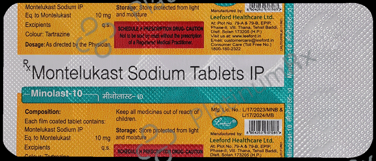 Minolast 10 Tablet