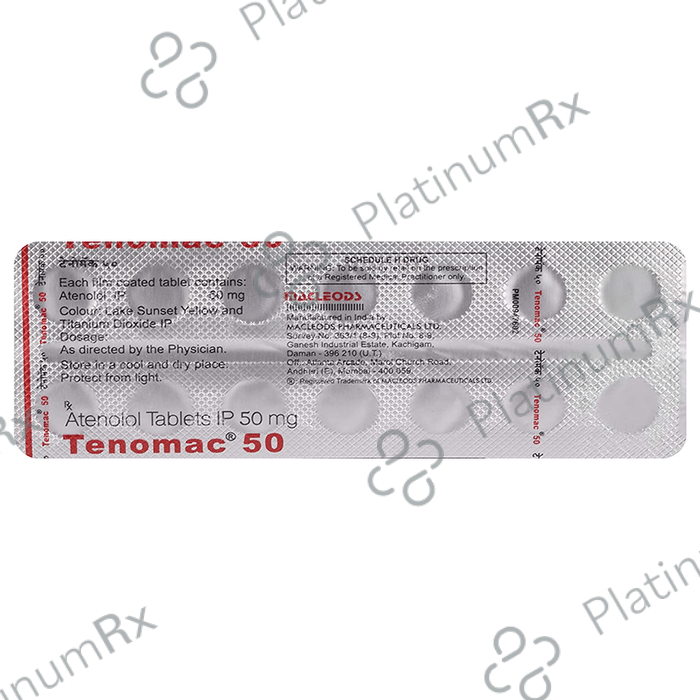 Tenomac 50mg Tablet 14s