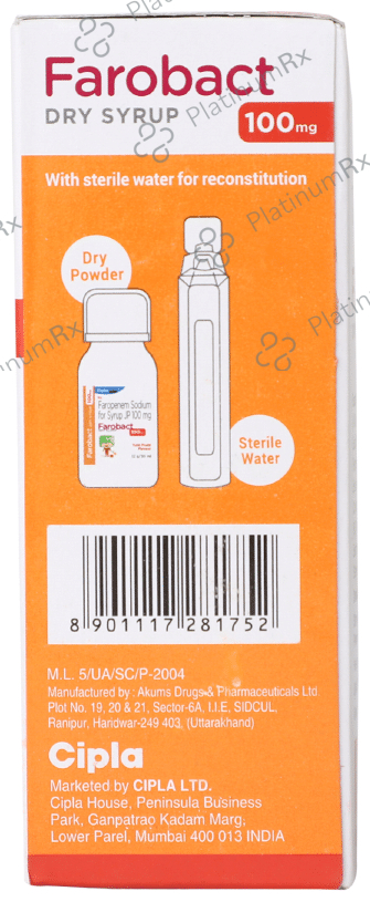 Farobact 100mg Dry Syrup