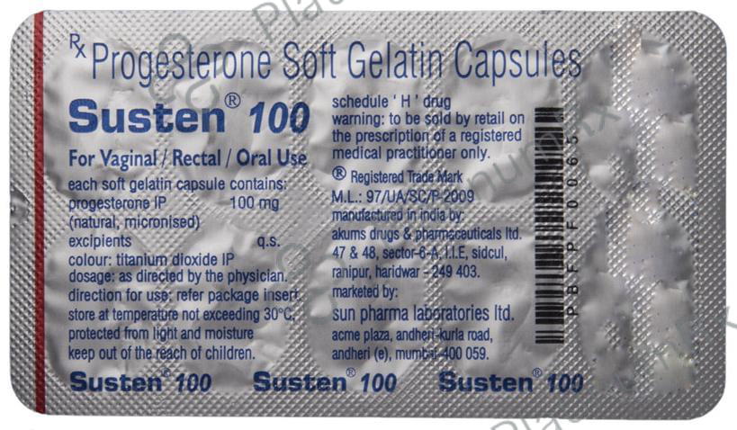 Susten 100mg Capsule 10s