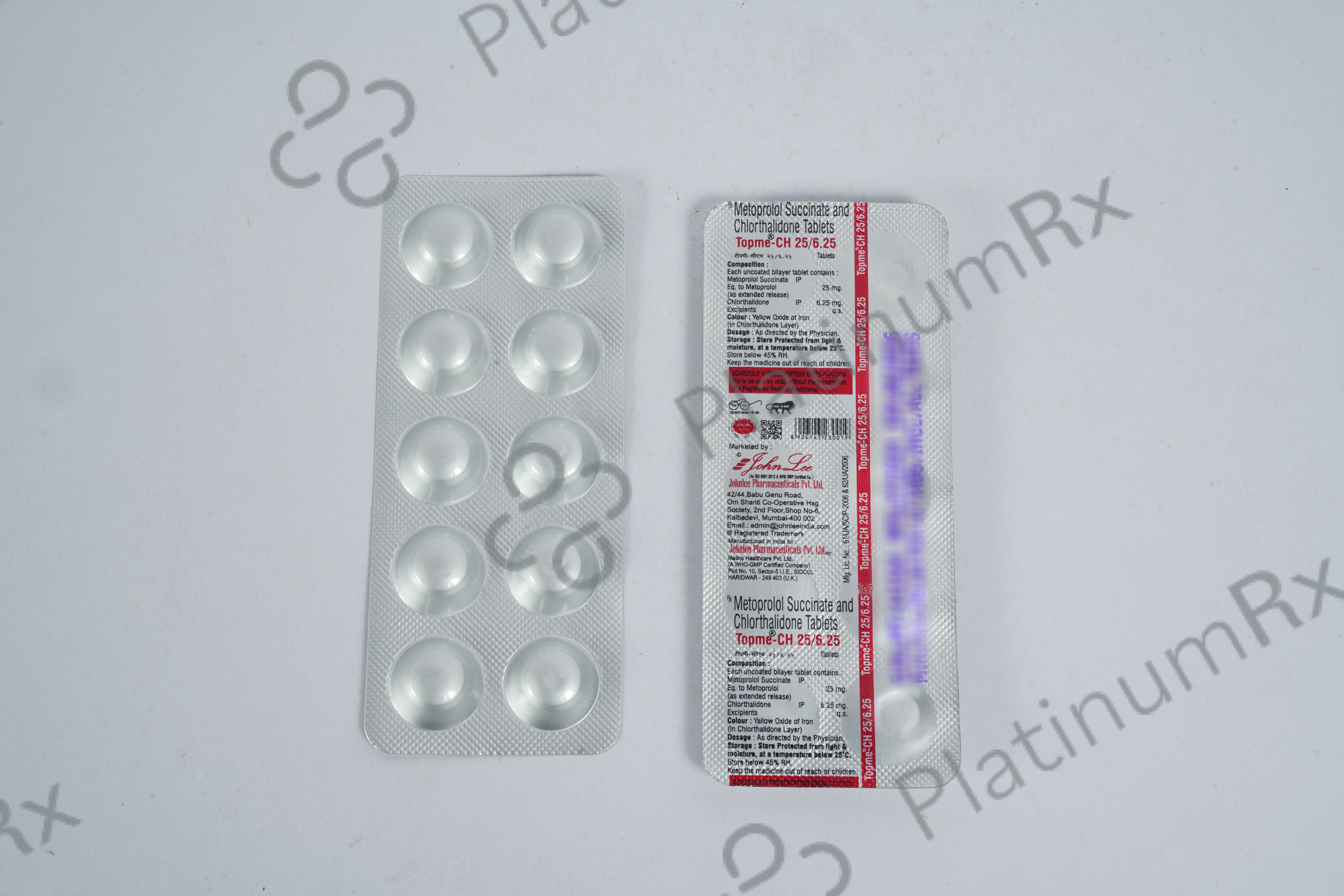 Topme CH 25/6.25 Tablet ER 10s