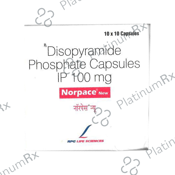 Norpace New 100mg Capsule 10s
