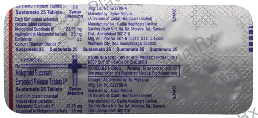 Sustameto ER 25mg Tablet 10s