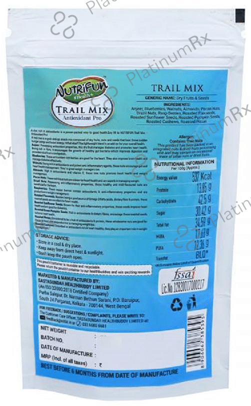 NutriFun Trail Mix Antioxidant Pro 150 gm