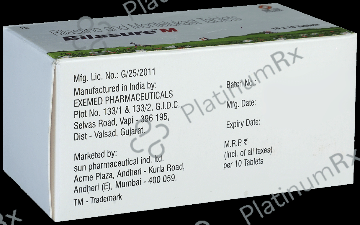 Bilasure M 20/10mg Tablet 10s