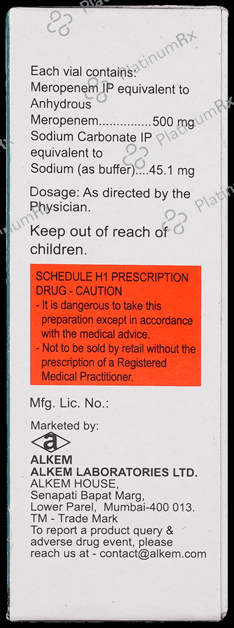 Merosure 500mg Injection1s