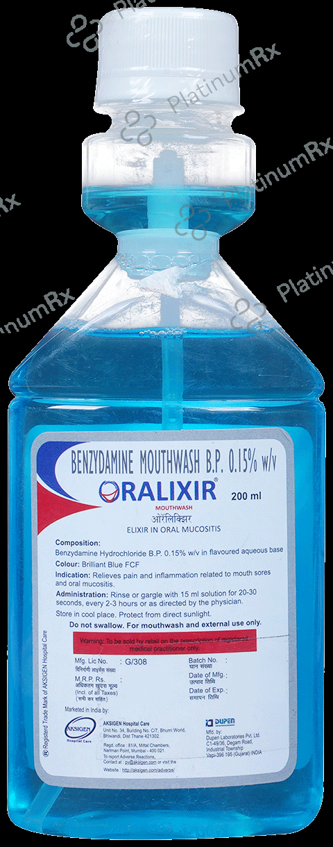 Oralixir Mouth Wash 200 Mouth Wash