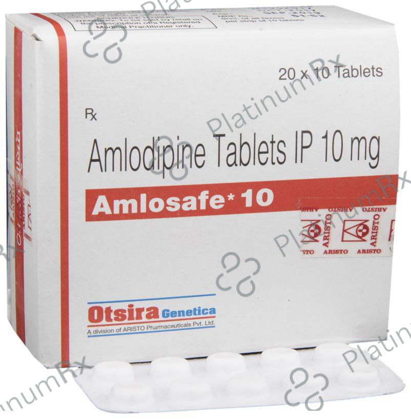 Amlosafe 10mg Tablet 10s