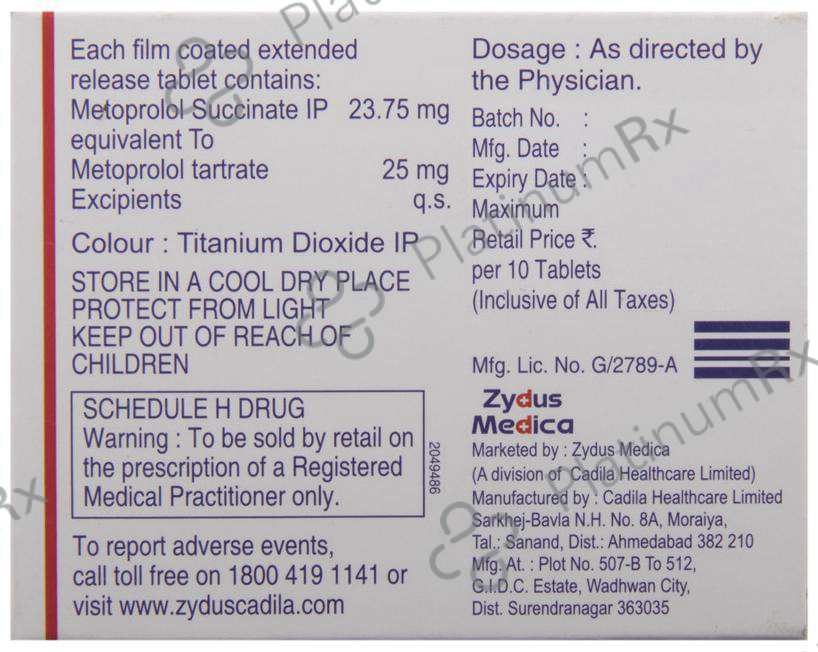 Sustameto ER 25mg Tablet 10s