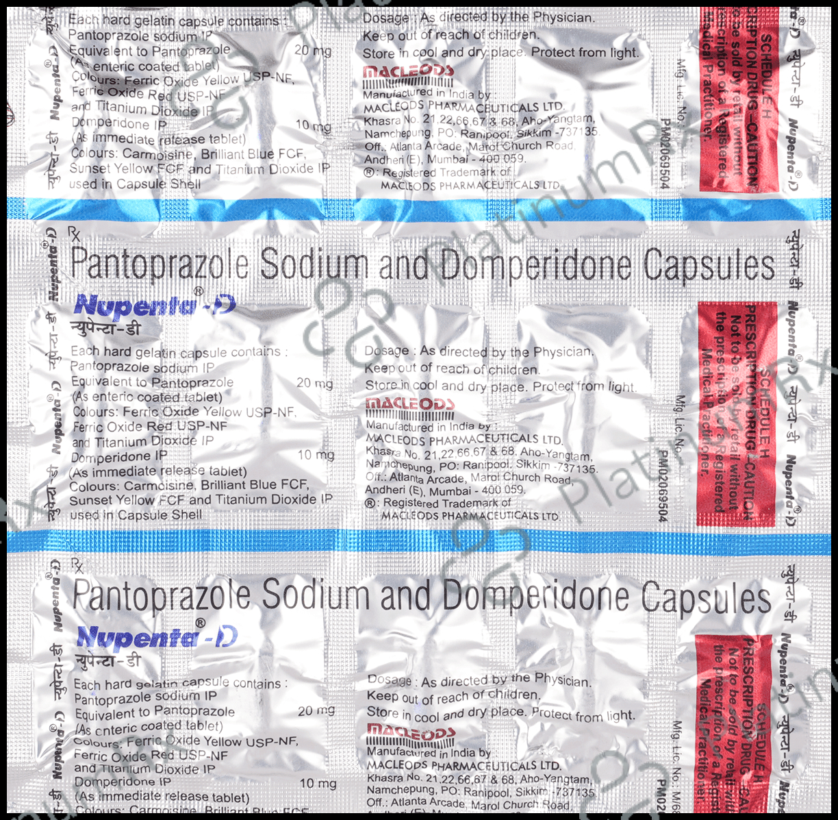 Nupenta D 10/20mg Capsule 15s