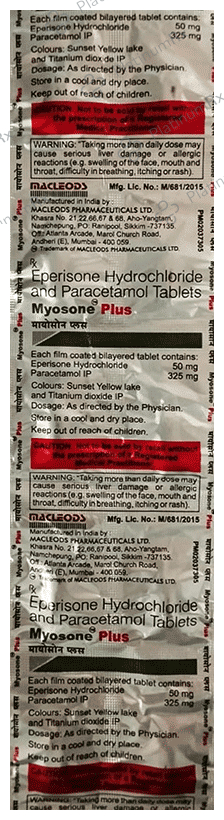 Myosone Plus 50/325mg Tablet 10s