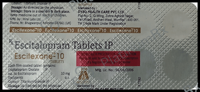 Escitexone 10 Tablet