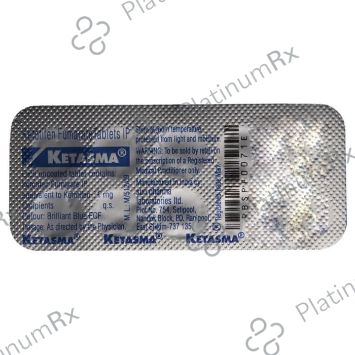 Ketasma 1mg Tablet 10s