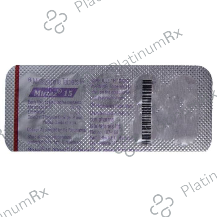 Mirtaz 15 Tablet