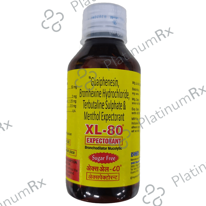 XL 80 Expectorant Sugar Free