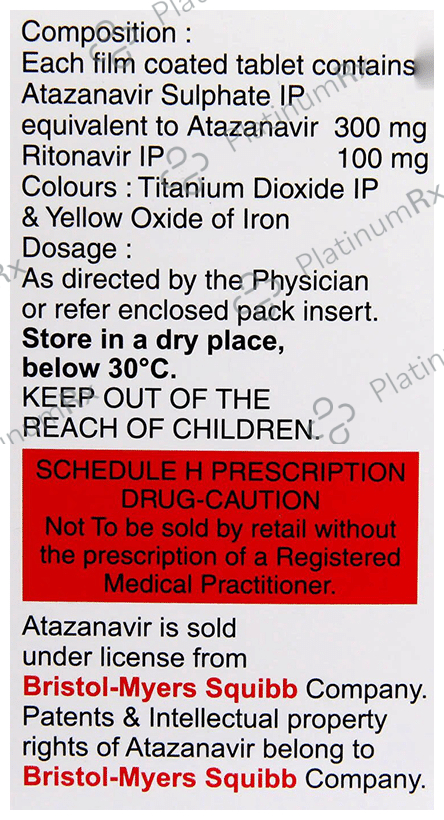 Atazor-R 300mg/100mg Tablet