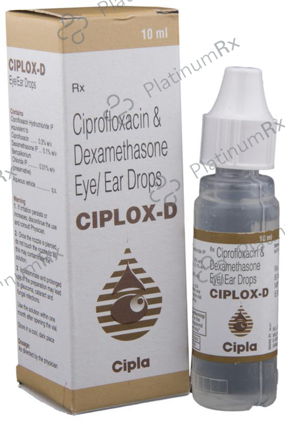 Ciplox D Eye/Ear Drops 10ml