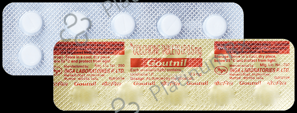 Goutnil 0.5mg Tablet 10s