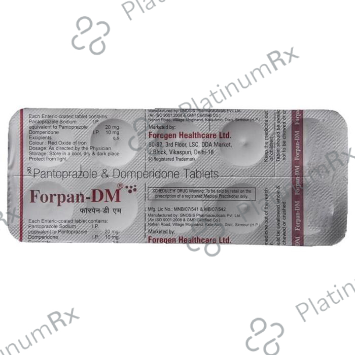 Forpan-DM Tablet