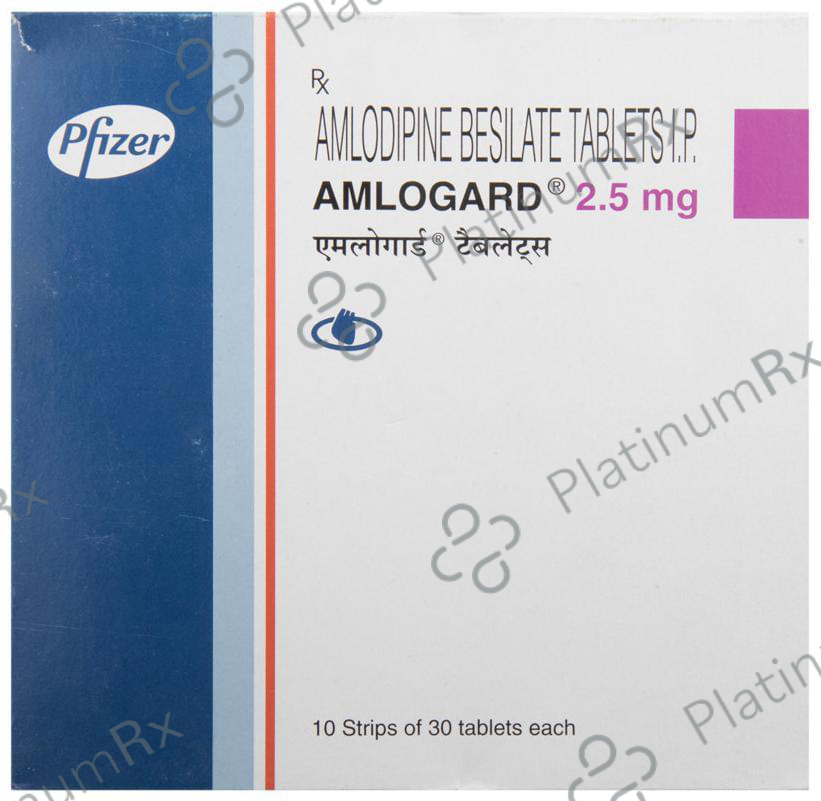 Amlogard 2.5mg Tablet 30s