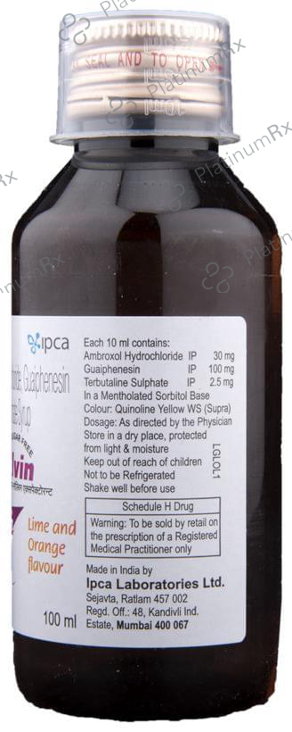 M Solvin 30/100/2.5mg Syrup 100ml