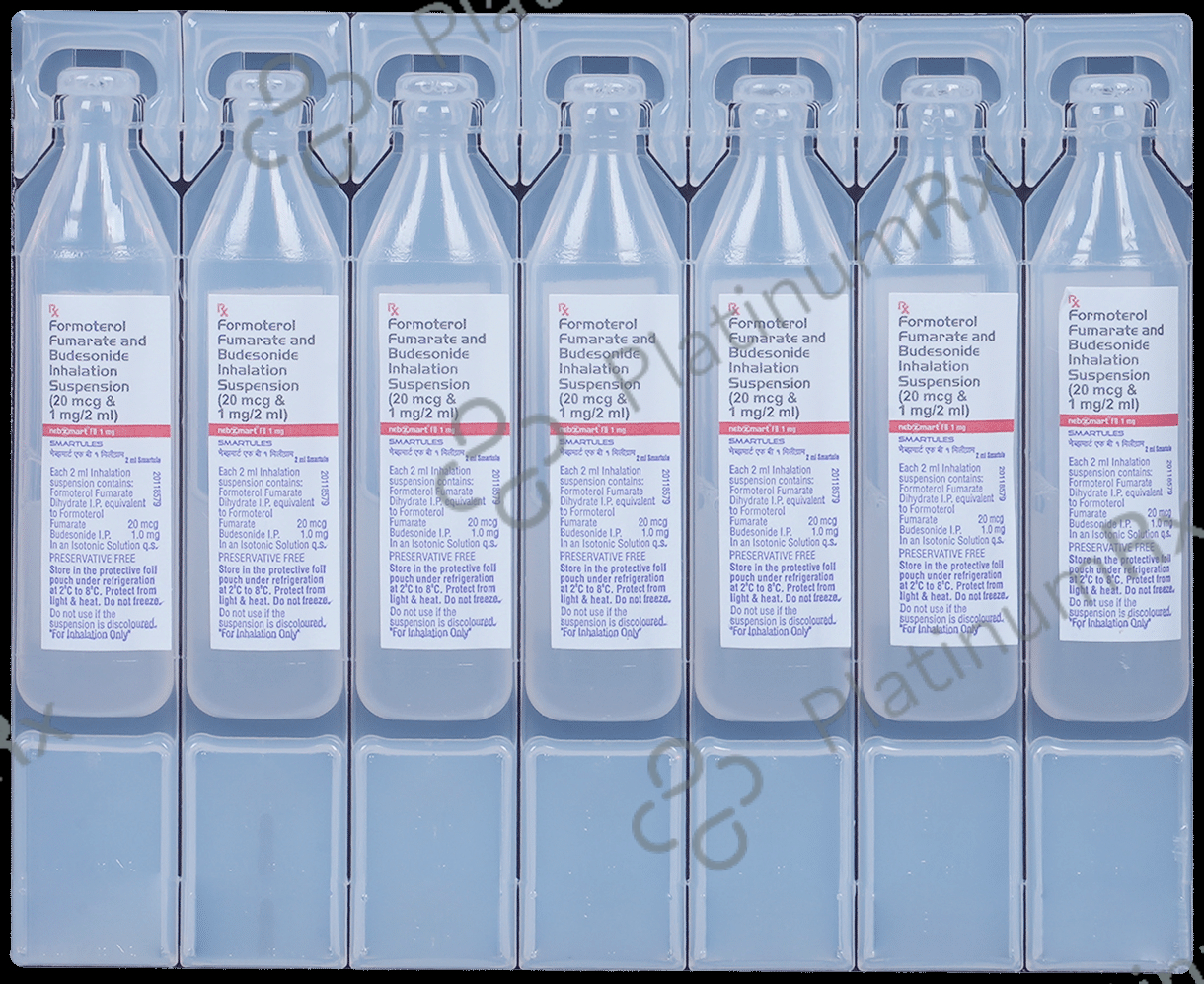 Nebzmart FB 2ml Smartules 1mg/20mcg Respule 7s