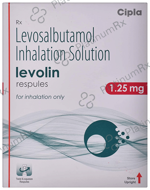 Levolin 1.25mg Respules 5s
