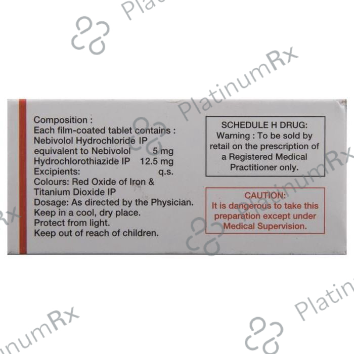Nebi H 12.5/5mg Tablet 10s