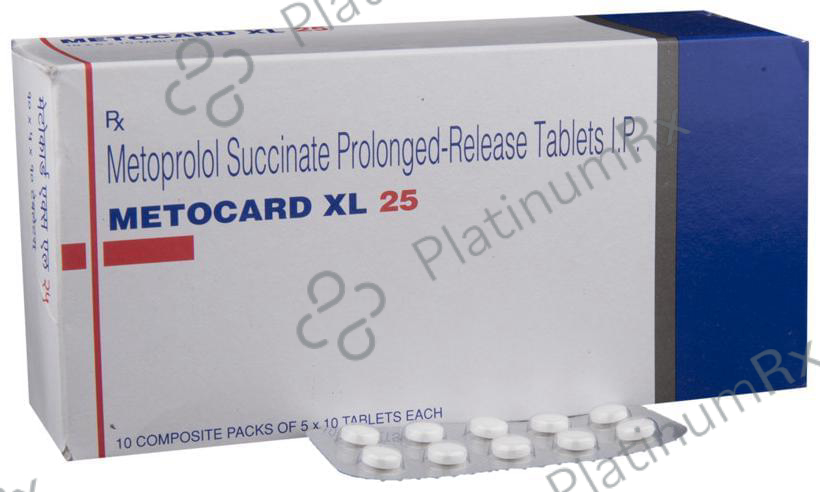 Metocard XL 25mg Tablet 10s