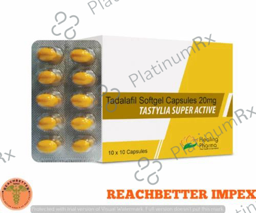 Tastylia Super Active 20mg Capsule 10s