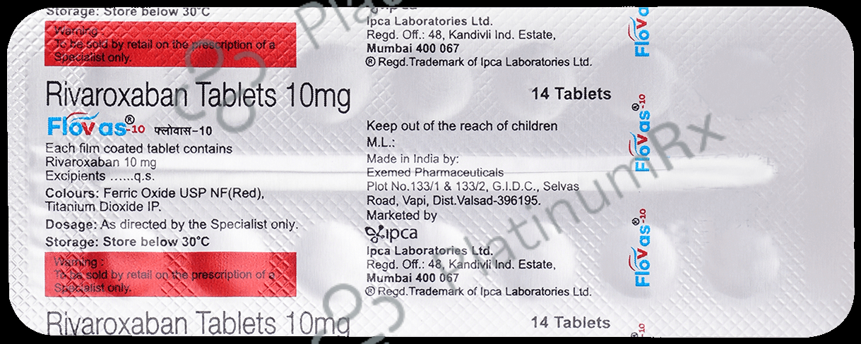 Flovas 10mg Tablet 14s