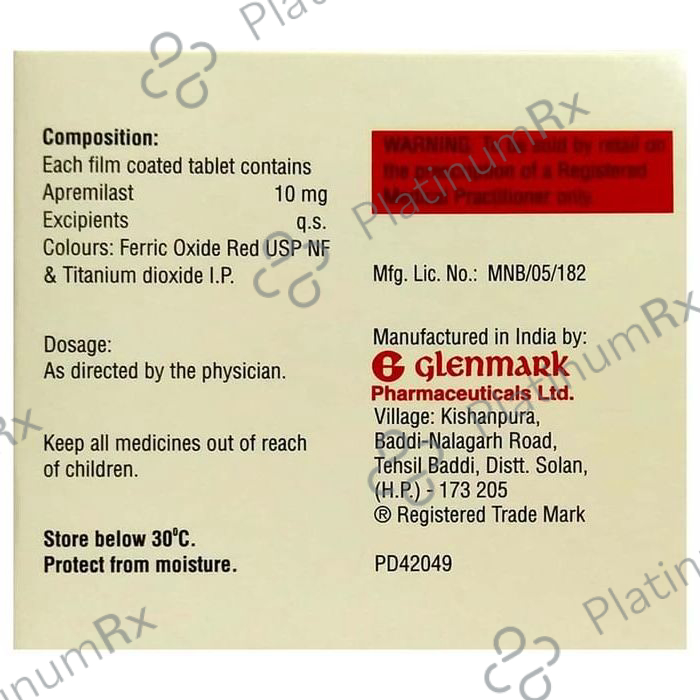 Aprezo 10mg Tablet 4s