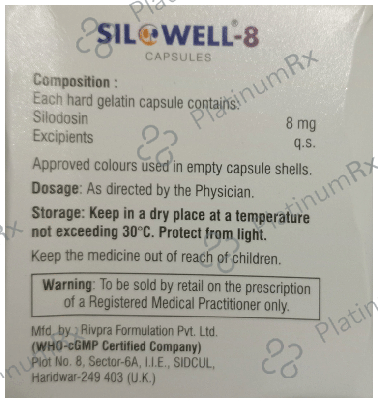 Silowell 8 Capsule